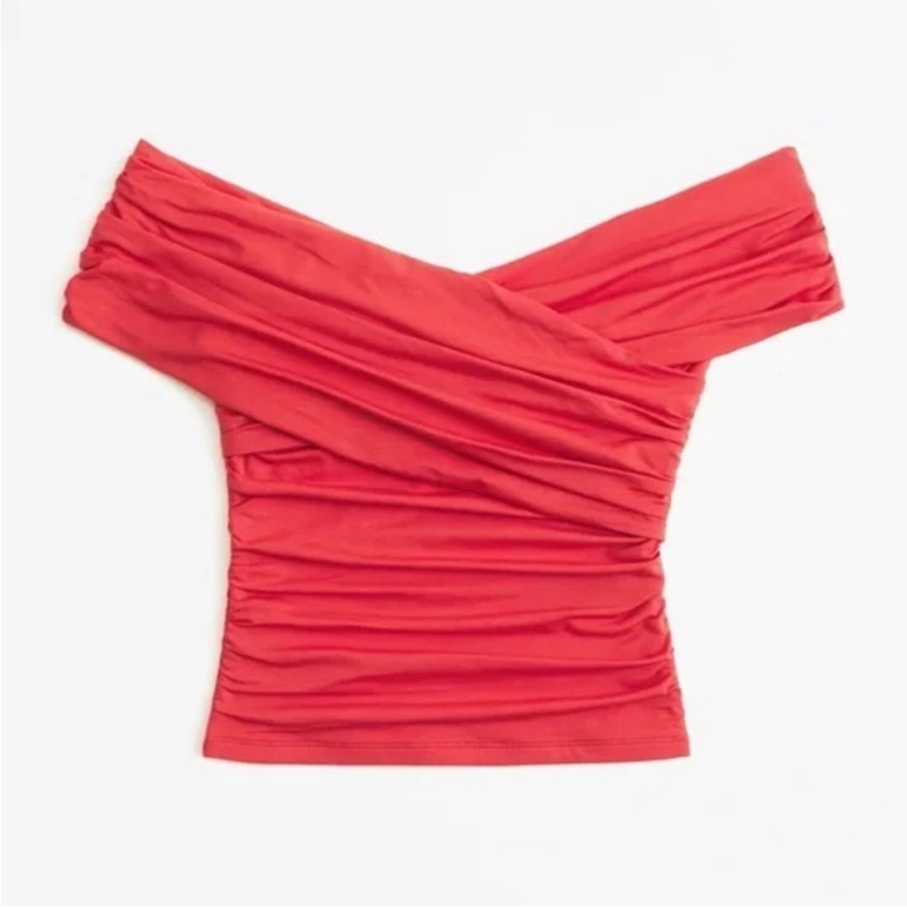 NWT Off the shoulder ruched top xxs